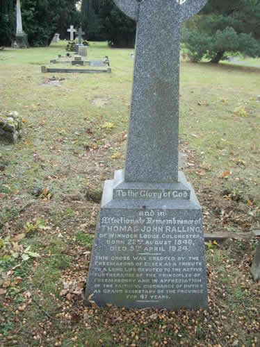 thomas ralling grave